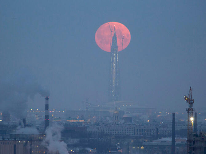 Super Blue Blood Moon Eclipse. Фото: sputniknews.com