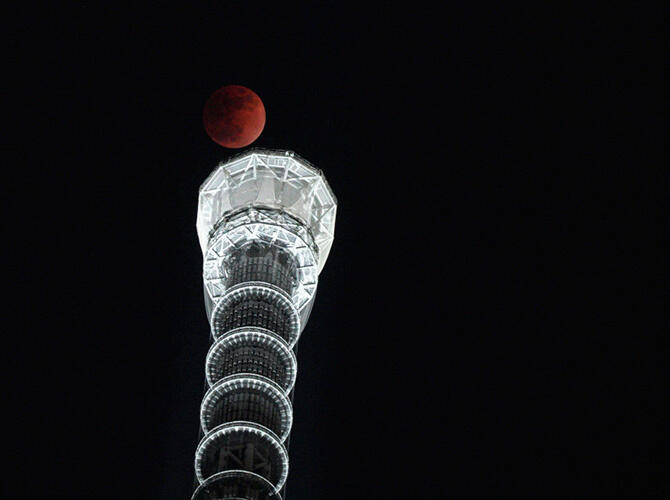 Super Blue Blood Moon Eclipse. Фото: sputniknews.com