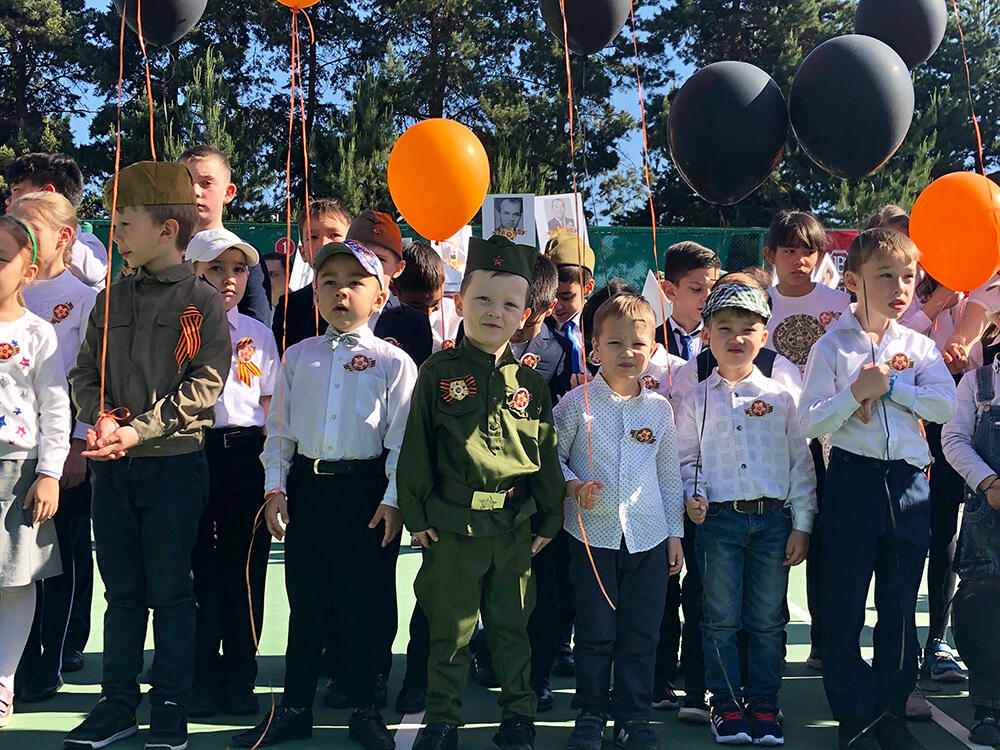 В Алматы празднуют День Победы. Фото: Собственный корреспондент агентства Тулеева Кумыс