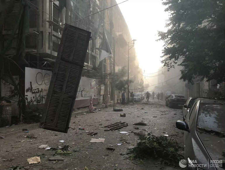 Последствия взрыва в Бейруте. фото:ria.ru