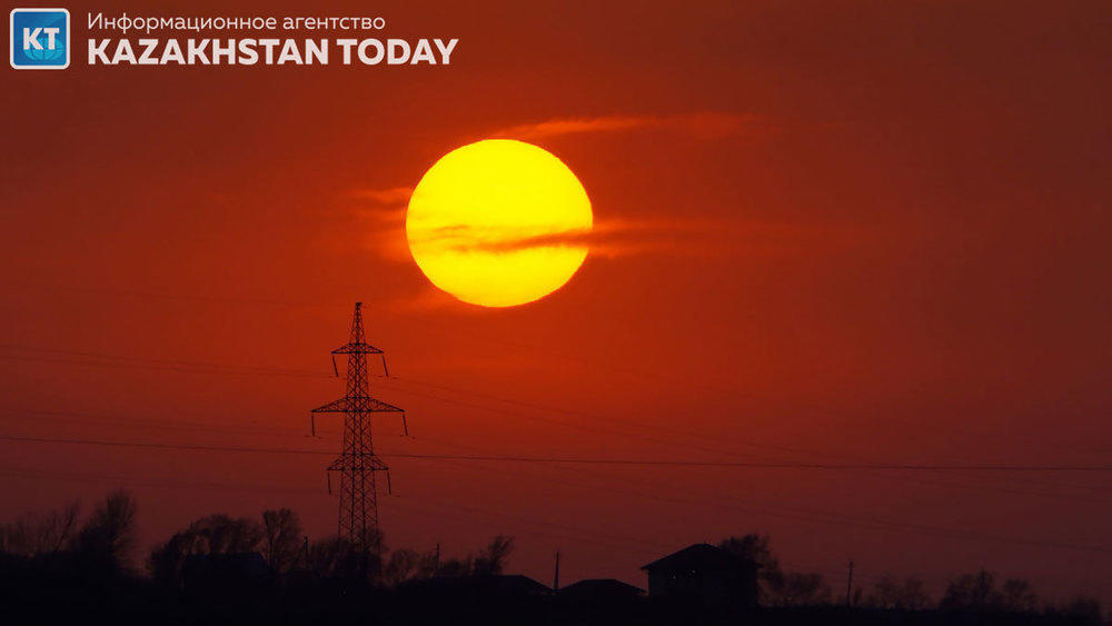 Sunsets  of Almaty foothills
