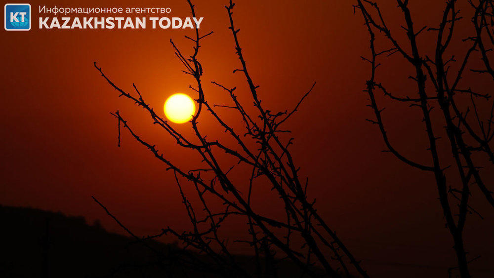 Sunsets  of Almaty foothills