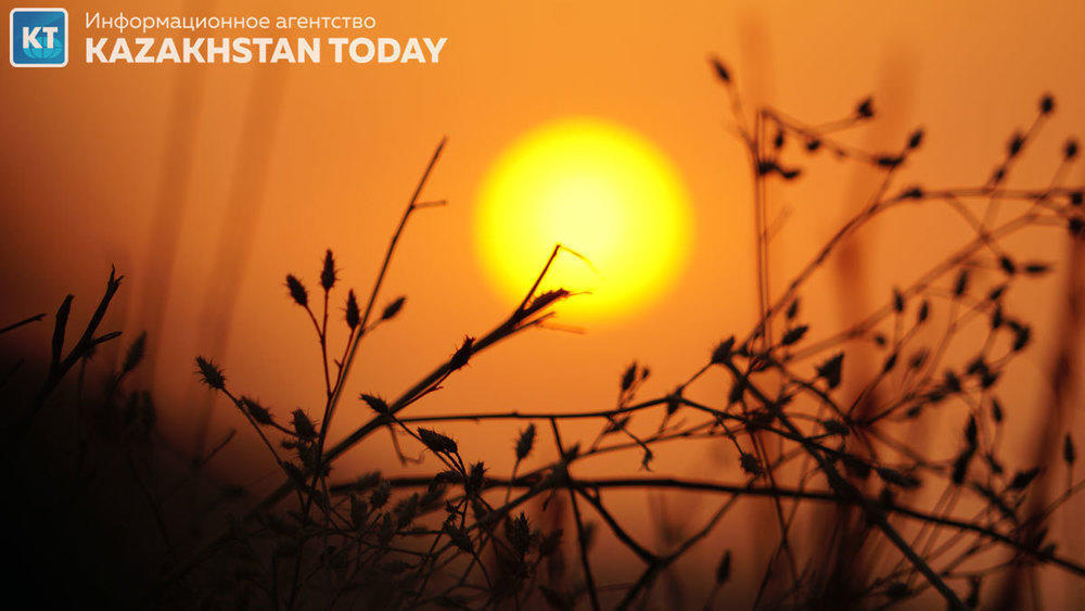 Sunsets  of Almaty foothills