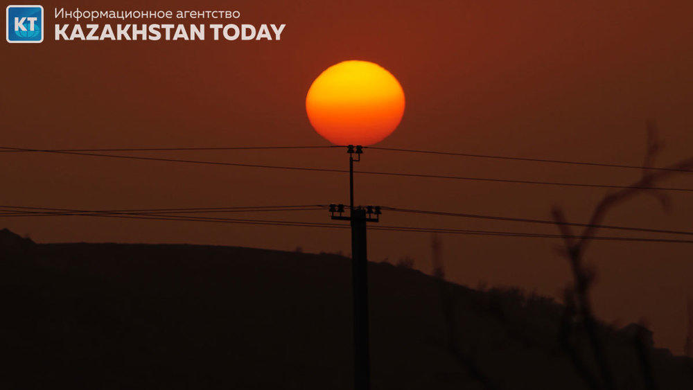 Sunsets  of Almaty foothills