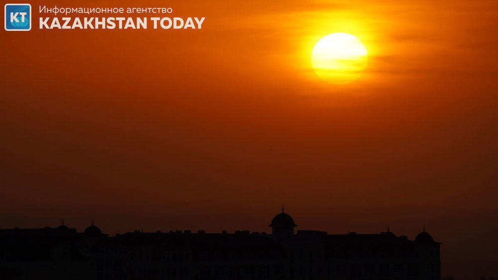Sunsets  of Almaty foothills