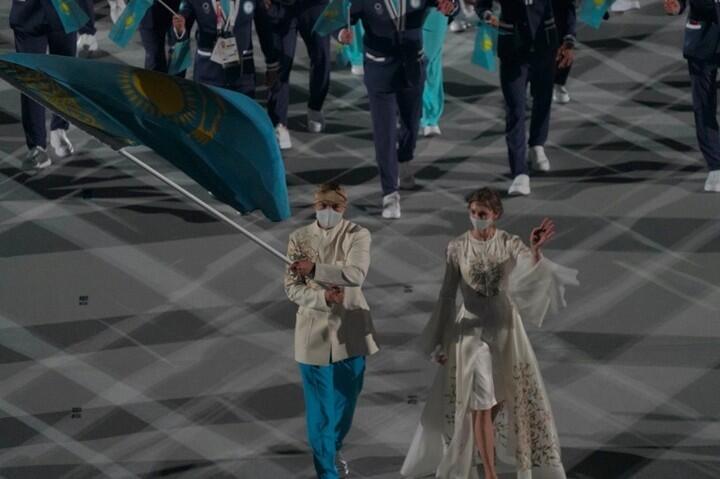 Токиодағы Олимпиада ойындарының ашылу салтанаты. СУРЕТ: instagram / kzsports