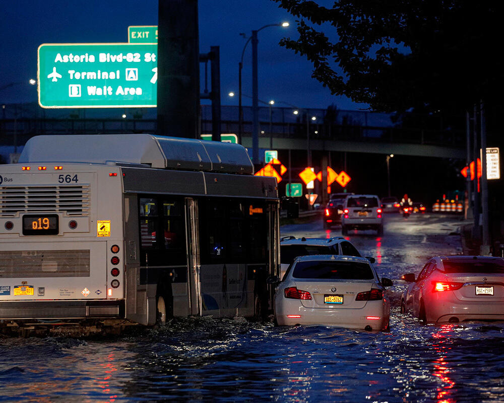 Aftermath of the Hurricane Ida strike in the northeastern United States. Images | russian.rt.com