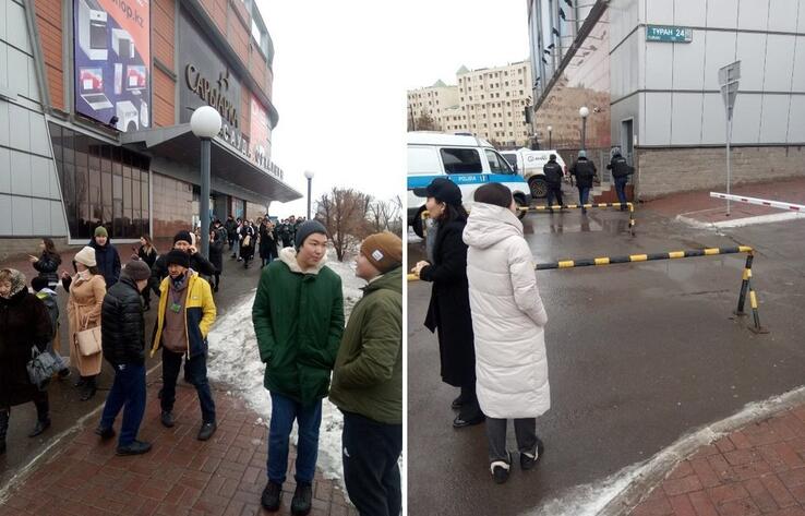 В Нур-Султане 350 человек эвакуировали из торгового центра из-за звонка о минировании 