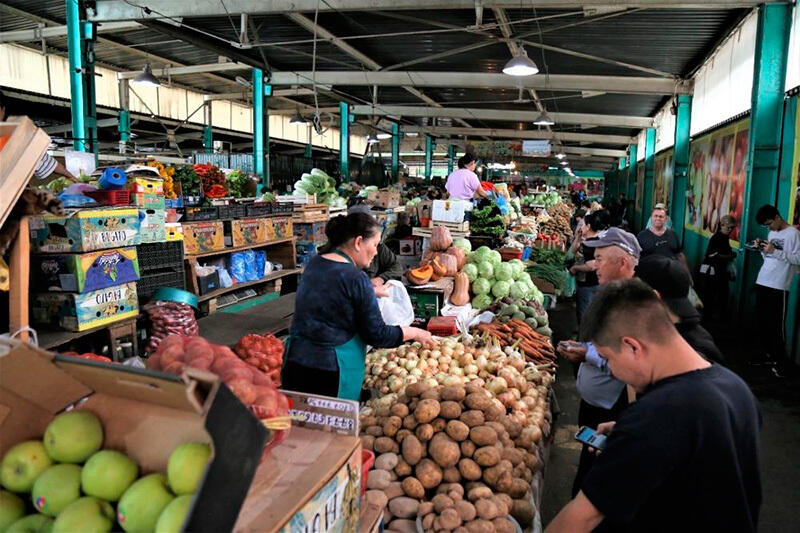 В Алматы рынки и магазины проверят на предмет соблюдения допустимой надбавки на продукты. Фото: акимат Алматы