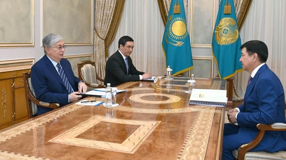 Президент РК принял председателя Верховного суда