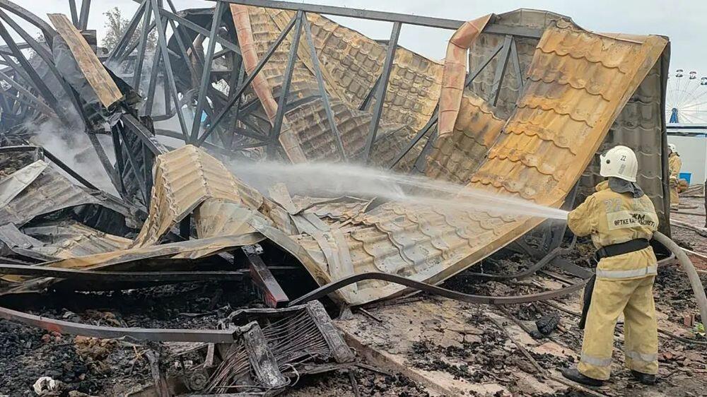 Пожар на базах отдыха на побережье Алаколя: начато досудебное расследование