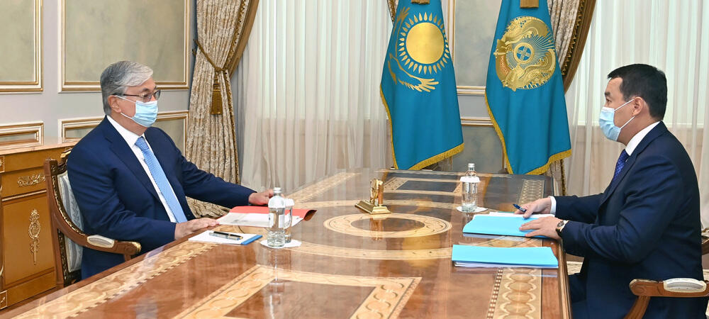 Смаилов доложил президенту об итогах социально-экономического развития страны