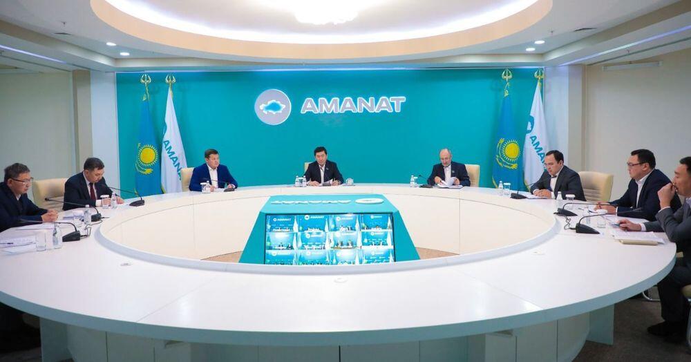 Партия AMANAT обеспечит общественный контроль хода реализации Послания. Фото: AMANAT
