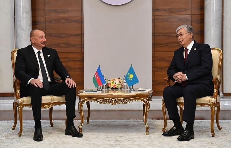 Токаев - Алиеву: На повестке дня развитие "срединного коридора"