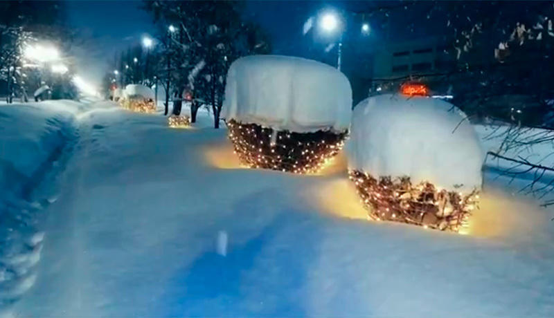 Half A Meter Of Snow Fell Per Day In Ust-Kamenogorsk
