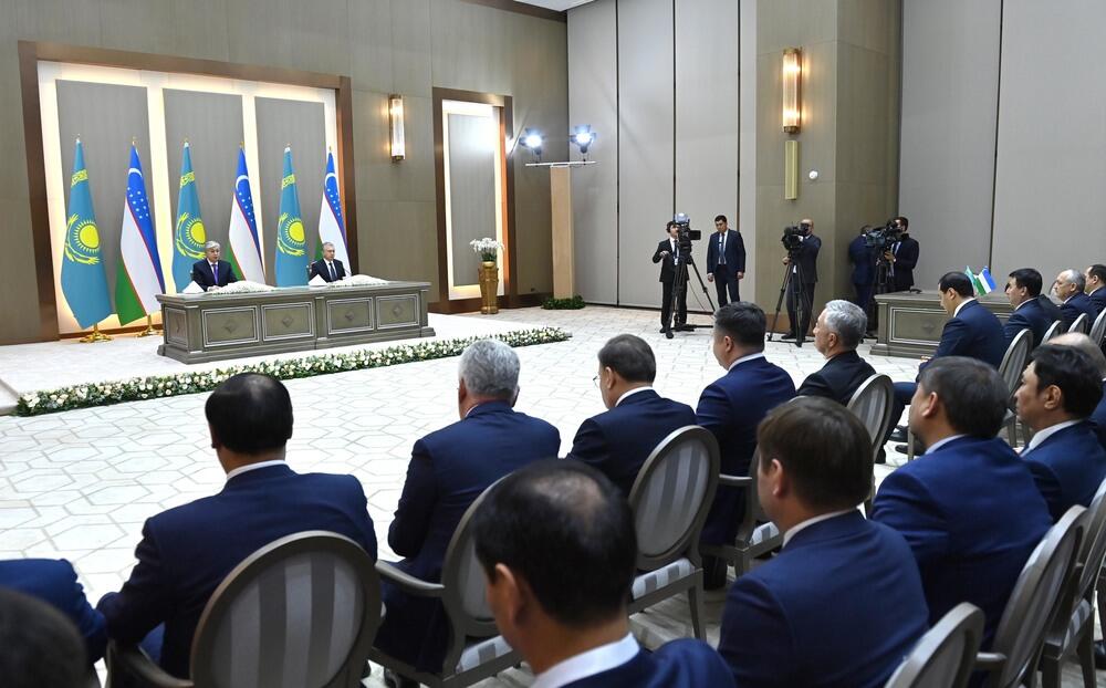 Токаев и Мирзиёев сделали совместное заявление