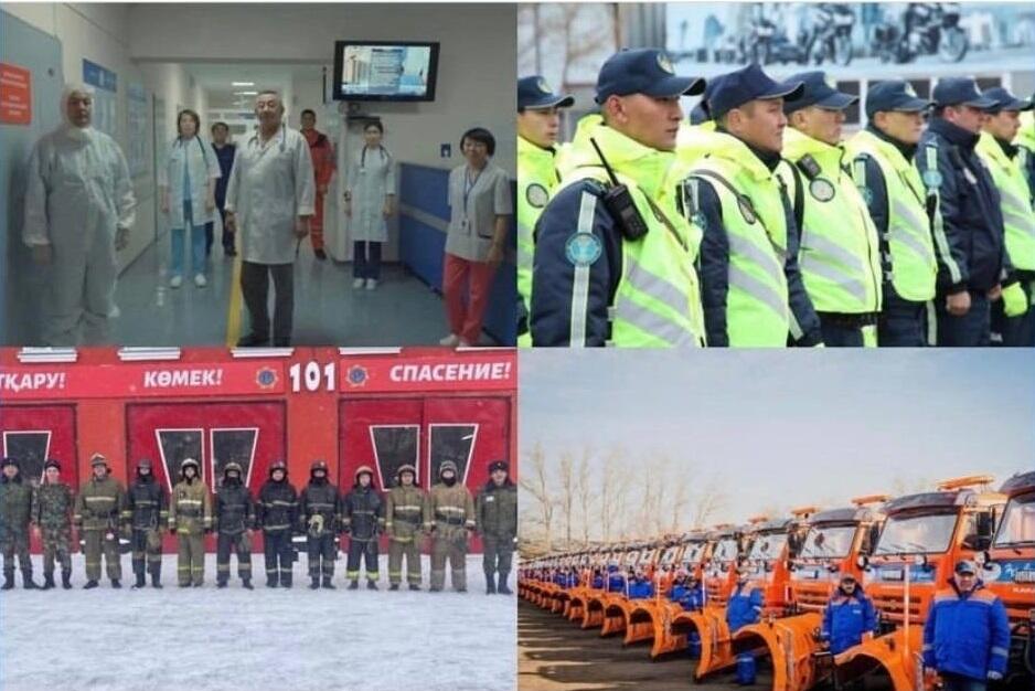 Токаев выразил благодарность сотрудникам служб, работавшим в новогоднюю ночь