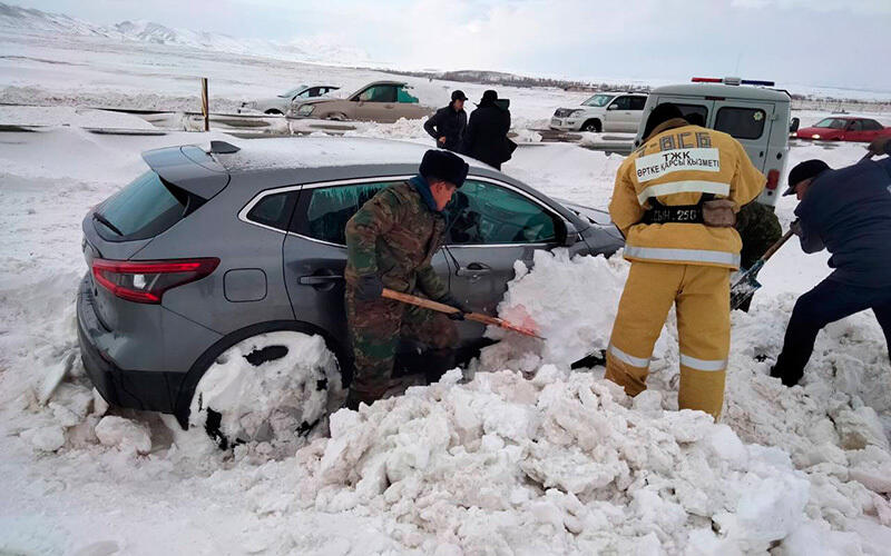 Bad weather in Kazakhstan. Images | MES RK