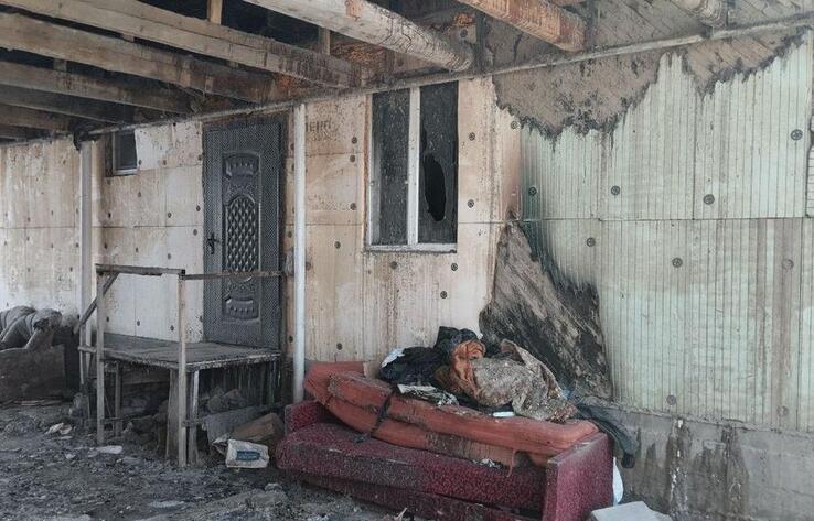 Военные спасли на пожаре жителей Уштобе
