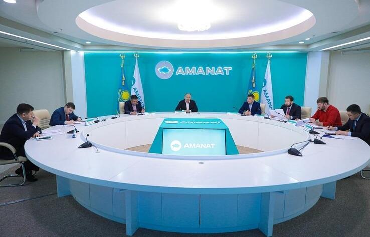 AMANAT-та елорданың "бей-берекет" құрылысы бақылауға алынды