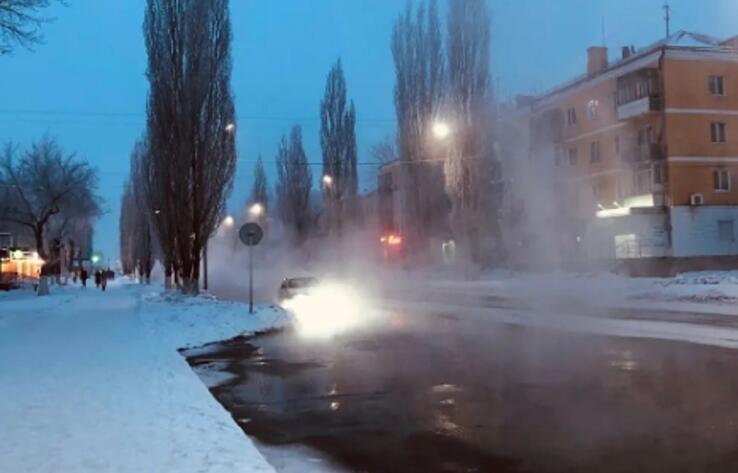В Рудном произошла очередная авария на теплосетях
