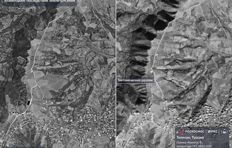 Разлом шириной 200 м после землетрясения в Турции