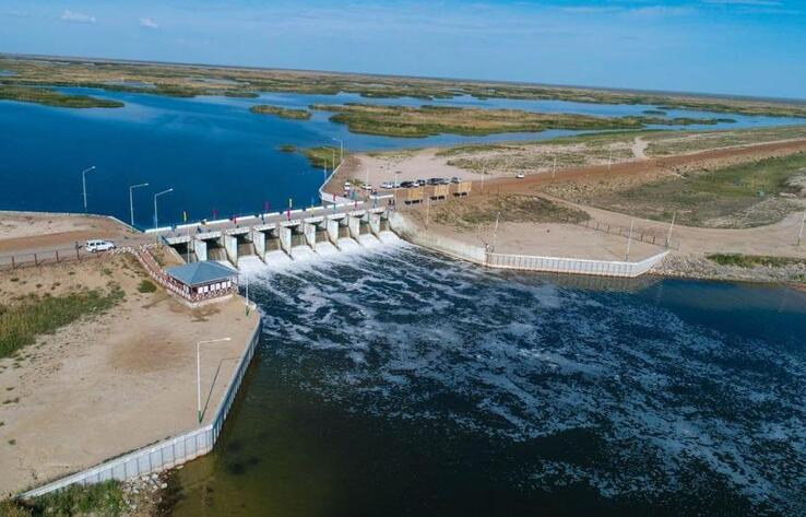 Поднялся уровень Аральского моря 
