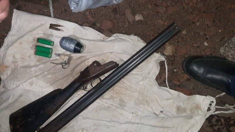 Схрон оружия и боеприпасов найден в Жамбылской области