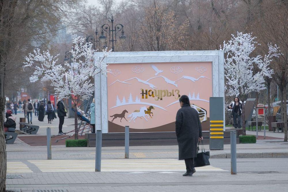 Алматы готовится к Наурызу. Фото: telegram / almaty_akimat