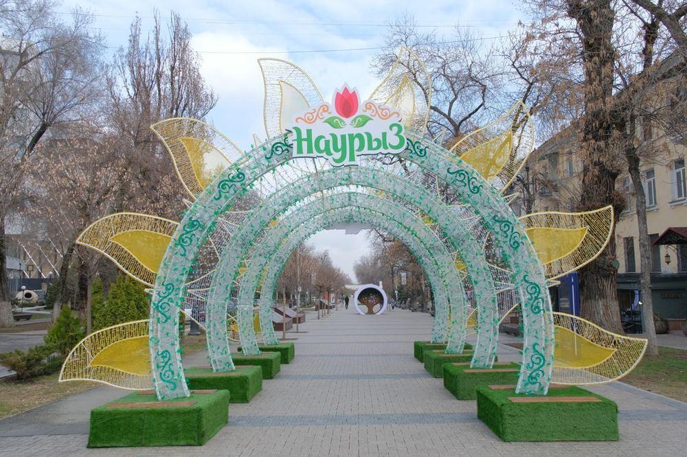 Алматы Наурызға дайындық үстінде. Сурет: telegram / almaty_akimat