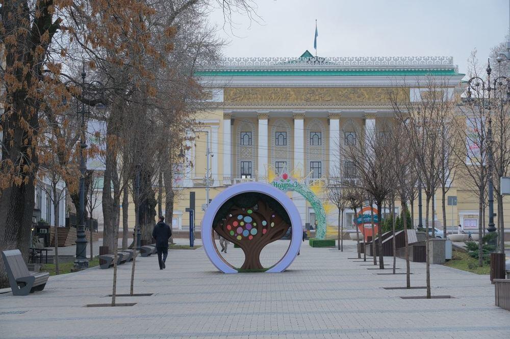 Алматы Наурызға дайындық үстінде. Сурет: telegram / almaty_akimat