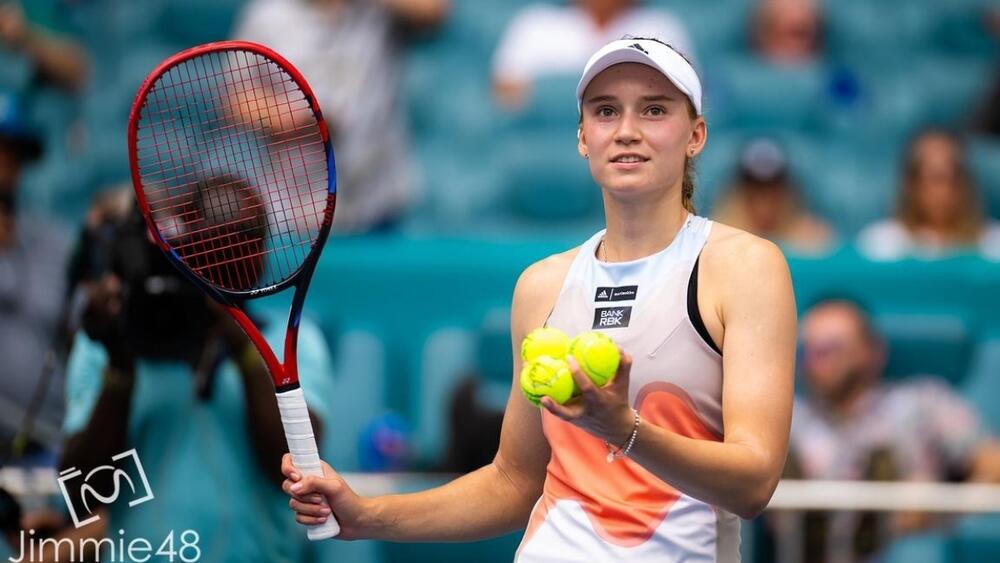 Рыбакина вышла на первое место по количеству эйсов в WTA-туре