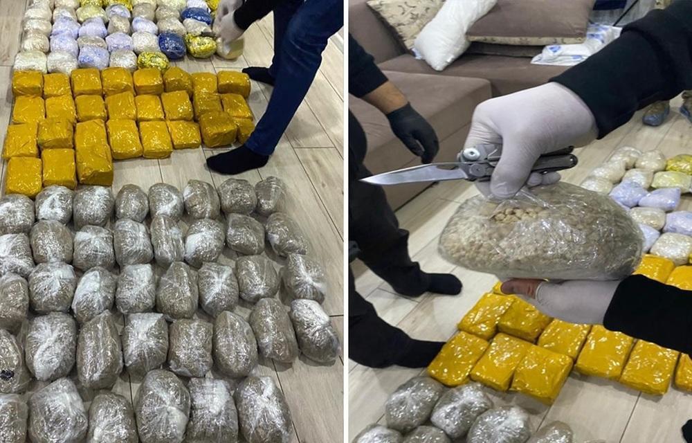 ҰҚК қызметкерлері 100 келіден астам героин тәркіледі