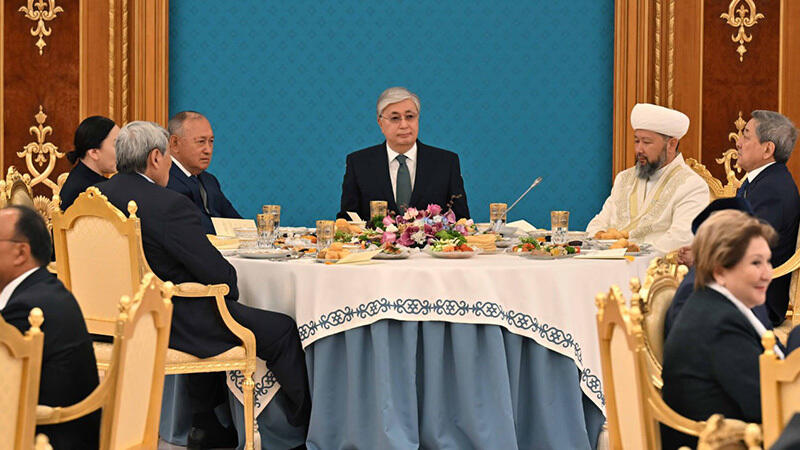 Ауызашар от имени Президента в Акорде. Фото: Акорда