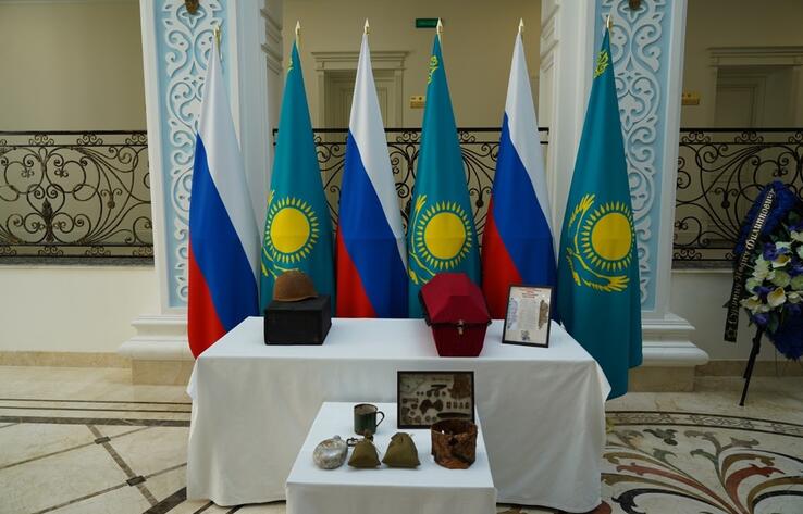 В Москве состоялась передача останков погибших в годы Великой Отечественной войны казахстанских воинов