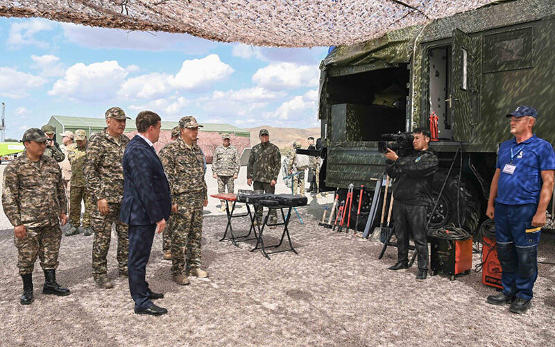 President Tokayev visits strategic command and staff military exercises "Batyl Toitarys - 2023". Images | Akorda