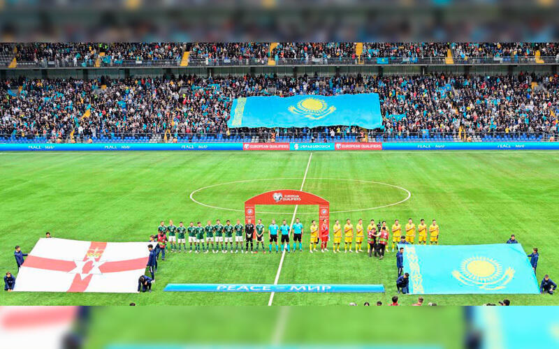 UEFA EURO 2024 Qualifying: Kazakhstan beats Northen Ireland. Images | t.me/ptrkkz