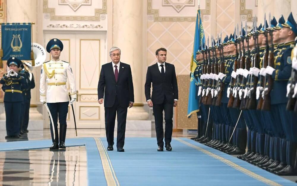 Франция Президенті Эмманюэль Макронның Қазақстанға ресми сапары