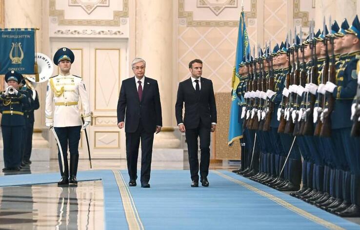 Франция Президенті Эмманюэль Макронның Қазақстанға ресми сапары