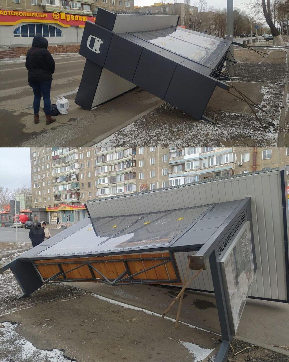 Штормовой ветер прошел по городам Казахстана. Фото: Павлодарская область. instagram / pavlodarnews.kz