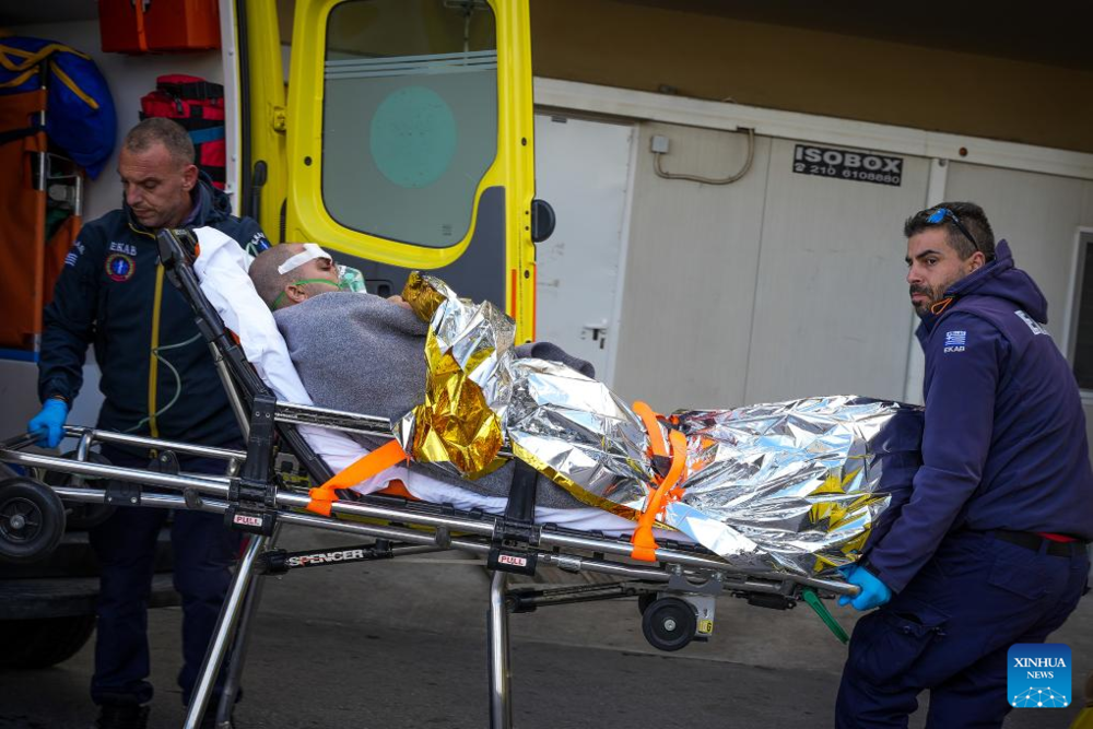Cargo ship sinks off Greek island, 13 missing