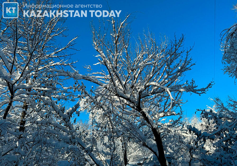Almaty after a heavy snowfall