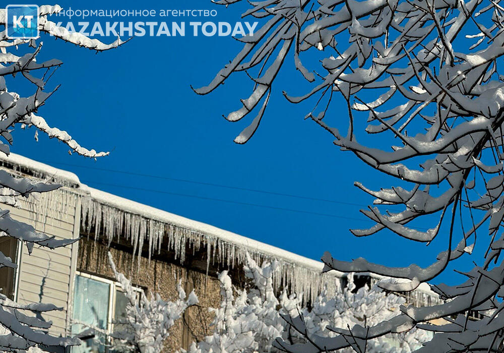 Almaty after a heavy snowfall