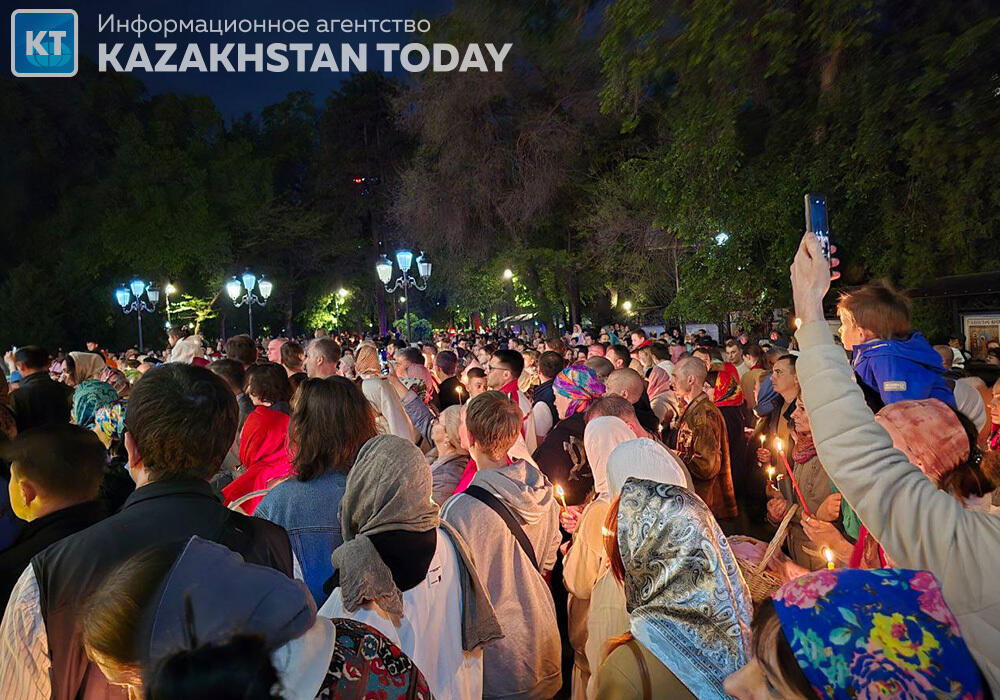 Easter holiday service was held in Almaty