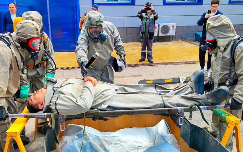 Алматыда ауқымды қалалық сейсмикалық жаттығу өтті. Сурет: Department of Emergency Situations of the city of Almaty