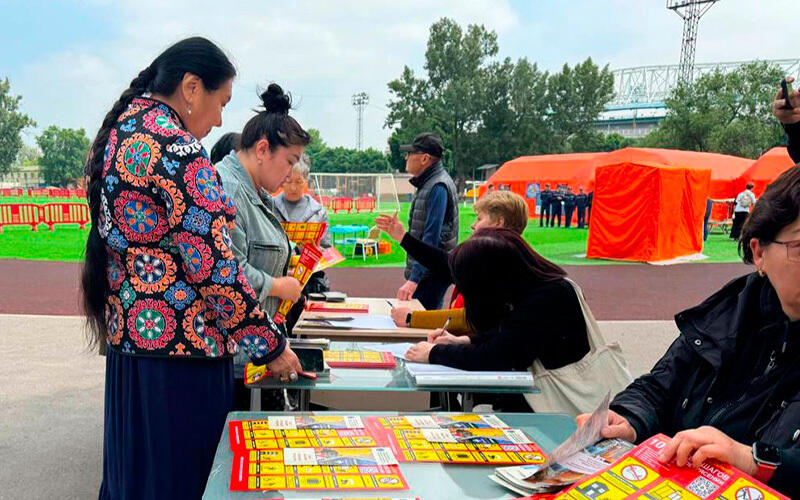 Алматыда ауқымды қалалық сейсмикалық жаттығу өтті. Сурет: Department of Emergency Situations of the city of Almaty