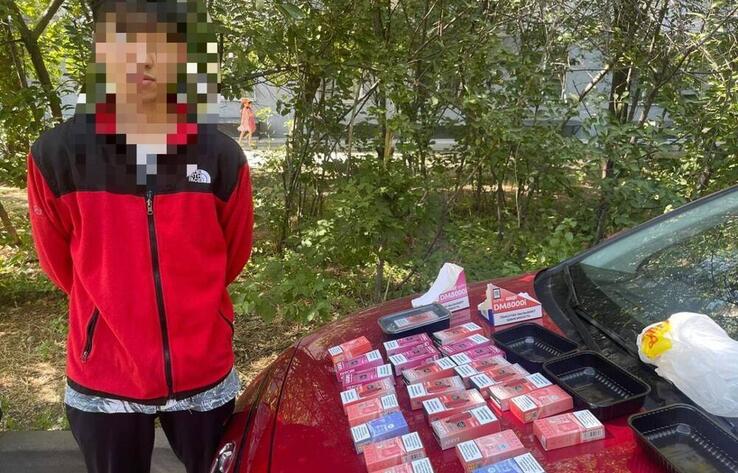 Закладчика вейпов задержали в Алматы 