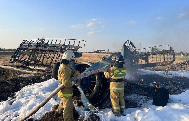Крушение кукурузника в Акмолинской области прокомментировали в Минтранспорта 