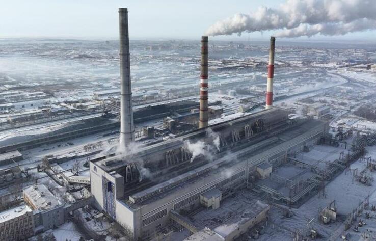 На Петропавловской ТЭЦ-2 завершили строительство дымовой трубы