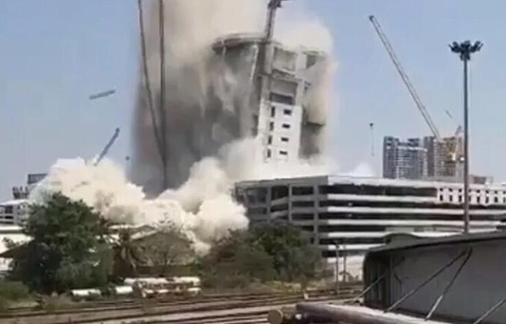30-story building collapses in Thailand's Bangkok after strong tremor